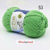 ไหมพรม Milk Cotton กลุ่มเล็ก รหัสสี 53 Dou Green
