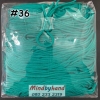 เชือกร่มสีพื้น รหัสสี 36 สีเขียวเทอคอยส์