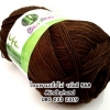 ไหมพรม Bamboo Cotton รหัสสี 568 สีน้ำตาลมืด