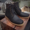 รองเท้าผู้ชาย | รองเท้าแฟชั่นชาย Dark Navy Boots หนังนูบัคแท้ กันน้ำ