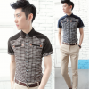 เสื้อผ้าผู้ชาย | เสื้อเชิ้ตผู้ชาย เสื้อเชิ้ตแฟชั่นชาย แขนสั้น แฟชั่นเกาหลี