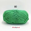 Milk Cotton เส้น4ply สีพื้น 80 Fruit greens