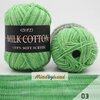 Milk Cotton เส้น4ply สีเหลือบ M03