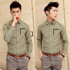 เสื้อผ้าผู้ชาย | เสื้อเชิ้ตผู้ชาย เสื้อเชิ้ตแฟชั่นชาย แขนยาว แฟชั่นเกาหลี