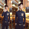 เสื้อผ้าผู้ชาย | เสื้อเชิ้ตผู้ชาย เสื้อเชิ้ตแฟชั่นชาย แขนยาว แฟชั่นเกาหลี