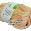 ไหมพรม Bamboo Cotton สีเหลือบ รหัสสี M19