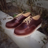 รองเท้าผู้ชาย | รองเท้าแฟชั่นชาย Brown Red Wing Oxford Replica Oiled Pull Up Leather