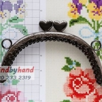 ปากกระเป๋าปิกแป๊ก สีดำ 4.5 นิ้ว (ที่บิดหัวใจ)