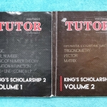 ►พี่ตุ้ยเดอะติวเตอร์◄ หนังสือกวดวิชาทุนคิง King's Scholarship เล่ม 1+2 รวมโจทย์คณิตศาสตร์ระดับยากเหมาะสำหรับเด็กที่มีพื้นฐานดี จดครบเกือบเล่มทั้ง 2 เล่ม จดละเอียดมาก จดโหด ตั้งใจเรียน มีแทรกกระดาษโน้ตที่จด + กระดาษ post-it หลายหน้า มีจดเทคนิคลัดของอา