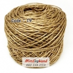 เส้นฝ้ายอินโด รหัสสี 19 สีเบจเข้ม