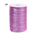 เชือกหางหนู / เชือกจีน 24 สีชมพูอมม่วง