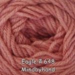 ไหมพรม Eagle สี 648 สีชมพูนู้ด