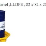 1 - Drum Dolly Barrel, LLDPE, SIZE 82 x 82 x 20 cm, 36 L