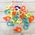 ก้ามปู พลาสติก ขนาด 1.8x3 cm.