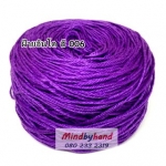 เส้นฝ้ายอินโด รหัสสี 06 สีม่วง (ม่วง SCB)