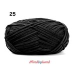 ไหมเส้นแบน น้ำหนัก 200g. รหัสสี 25 สีดำ (ฺฺBlack)