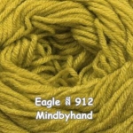 ไหมพรม Eagle กลุ่มใหญ่ สีพื้น รหัสสี 912 สีเหลืองไพร