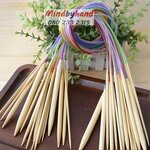 ไม้นิตไม้ไผ้แบบวงกลม 80 cm. (แบบยกเชต)