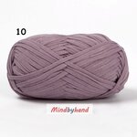 ไหมเส้นแบน น้ำหนัก 200g. รหัสสี 10 สีม่วงกะปิ