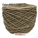 เชือกฟอก เกรด A สี 890 สีกากีเข้ม