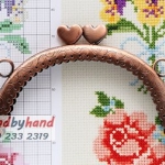 ปากกระเป๋าปิกแป๊ก สีทองแดง 4.5 นิ้ว (ที่บิดหัวใจ)