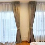 [H497] CENTRO รังสิต-นครนายก จ.ปทุมธานี งานติดตั้งผ้าม่านจีบทึบ+โปร่งแบบปล่อยลอน