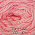 ไหมพรม Eagle สี 738 สีชมพูหวาน