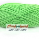 ไหมผ้ายืด (T-Shirt) เกรด A รหัสสี 73 สีเขียวอ่อน