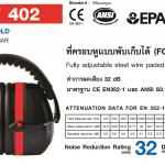 ที่ครอบหูลดเสียงแบบพับได้ 32 Db รุ่น Best 402
