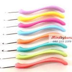 Set เข็มด้ามเรซิ่น ทรงโค้ง (หัวเล็ก) 1- 2.75 มิล