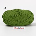 ไหมเส้นแบน น้ำหนัก 200g. รหัสสี 18 สีเขียวอโวคาโด