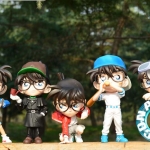 โมเดลโคนันชุดนักสืบ ฐานเขียว ชุด 2