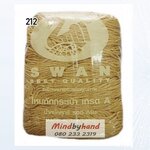 เชือกร่มดิ้นเงิน ตราหงส์ 212 สีราชนิยม