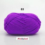 Milk Cotton เส้น4ply สีพื้น 83 Taro purple