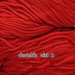 เชือกร่มสีพื้น รหัสสี 48 สีแดงสด
