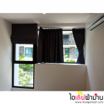 [C207] Zelle รัตนาธิเบศร์ 2 ม่านจีบ ม่านพับ