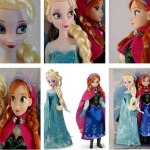 ตุ๊กตาอันนากับเอลซ่า จากfrozen