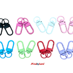 ตะขอก้ามปูทรงหลุยส์ หลากสี ขนาด 3.3 cm.