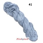 เชือกฟอกนิ่ม เกรด A แบบไจ 41 สีฟ้าครามอ่อน