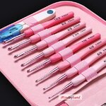 Set กระเป๋าเข็มโครเชต์ + กรรไกร