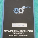 ►We Brain◄ MA 6031 หนังสือกวดวิชา คณิตศาสตร์ ม.5 วิธีเรียงสับเปลี่ยน และวิธีจัดหมู่ ความน่าจะเป็น มีสรุปเนื้อหา สูตรสำคัญ ก่อนตะลุยทำโจทย์แบบฝึกหัด มีข้อควรรู้ ข้อควรระวัง เทคนิคลัดเยอะมาก จดครึ่งเล่ม จดละเอียด