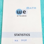 ►We Brain◄ MA FR18 หนังสือกวดวิชา คณิตศาสตร์ ม.5 + ม.6 สถิติฉบับสมบูรณ์ มีสรุปเนื้อหา สูตรสำคัญ ก่อนตะลุยทำโจทย์แบบฝึกหัด มีข้อควรรู้ ข้อควรระวัง เทคนิคลัดเยอะมาก จดครบเกือบทั้งเล่ม จดละเอียด โจทย์ Assignment มีเฉลยละเอียดและวิธีทำละเอียด