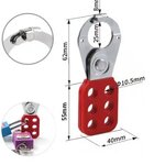 ตัวล็อคร่วม แบบมีตะขอล็อค มีรู 6 รู ขนาด 1.5"