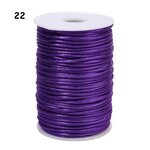 เชือกหางหนู / เชือกจีน 22 สีม่วงเข้ม