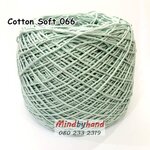 ไหมคอตตอลซอฟท์ เส้น 4 ply รหัสสี 66 สีฟ้าอ่อนอมเขียว (พาสเทล)