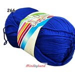 ไหมพรม คอตตอลมายด์ รหัสสี 266 สีน้ำเงิน