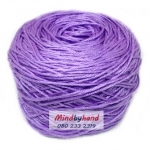 เส้นฝ้ายอินโด รหัสสี 07 สีม่วงอ่อน