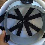 หมวกนิรภัยทรงญึ่ปุ่นปรับหมุน ABS ยี่ห้อ Antinoc มี สีขาว น้ำเงิน เหลือง เขียว แดง ส้ม ฟ้า