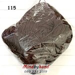 เชือกร่ม ขนาด 3 มิล สีพื้น รหัสสี 115 สีน้ำตาลเข้ม