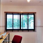 [H508] ผลงานติดตั้งผ้าม่าน “Two Tone”และมู่ลี่ไม้🌿🏡ณ หมู่บ้านเมืองทองธานีโครงการ6🚕🏠